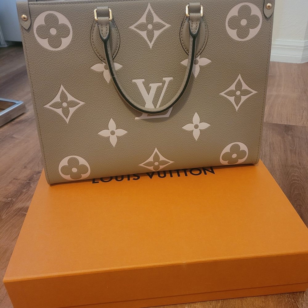 Louis Vuitton Taupe Monogram Tote